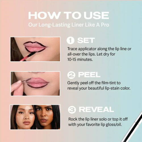 Qorva Peel Off Lip Liner Stain